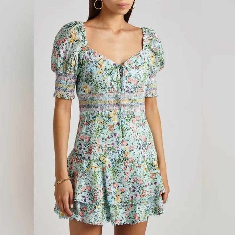 Alice + Olivia Dress Coastal Gardens Size 2 - Like New